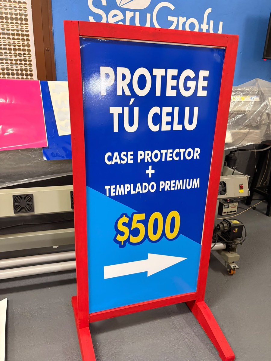 Cartel comercial SeryGrafy