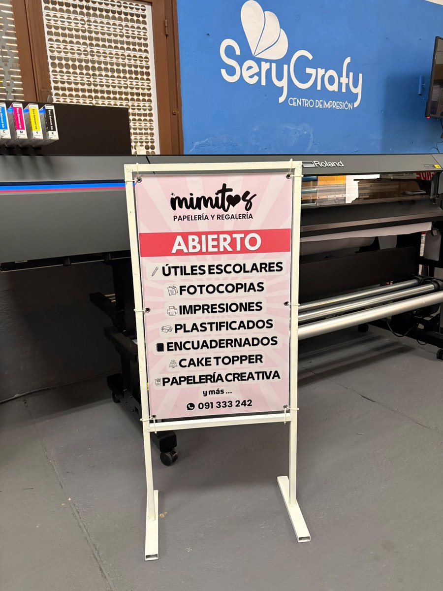 Cartel comercial SeryGrafy
